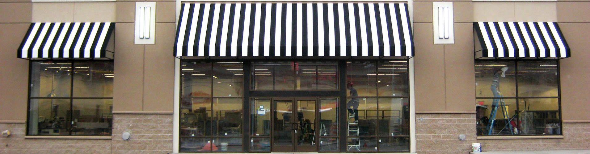Palm Beach awnings for business buildings
